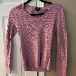 Talbots pink sweater
